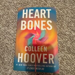 Heart Bones by Colleen Hoover - Colorful Paperback Book